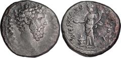 Roman Aelius as Caesar. Tetradrachm; Aelius as Caesar; 136-138 AD, Billon tetradrachm, Egypt, Alexandria, 137 AD, 12.27g. RPC-6140 (59 spec.), Cologne-1271, Datt-2074, Oxford-1537, Emmett-1350, Sear R