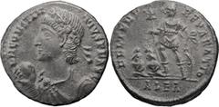 Roman Coins Constantius II. Centenionalis; Constantius II; 337-361 AD, Alexandria, 348-50 AD, Centenionalis, 6.44g. RIC-55 (C), officina A=1. Obv: D N CONSTAN - TIVS P F AVG Laurel and rosette-diademe