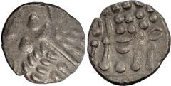 Ancient Greek Coins Celtic Britain, Durotriges. Stater; Celtic Britain, Durotriges; Stater, 3.92g. Van Arsdell-1235-1. Obv: Abstract head of Apollo r. Rx: Disjointed horse l. Based on Westerham type g