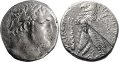 Ancient Greek Coins Phoenicia, Tyre. Shekel; Phoenicia, Tyre; Year 134 = 8/9 CE, Boyhood of Jesus Christ, Shekel, 14.28g. RPC Suppl. I-4653B, Prieur-1410 (1 spec.). Obv: Laureate bust of Heracles (Mel