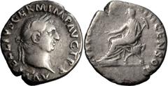 Ancient Roman and Byzantine Coins Vitellius. Denarius; Vitellius; 69 AD, Rome, Denarius, 3.29g. RIC-97, inaccurately citing Cohen-55 (40 Fr.) for this variant, see below. Cf. BMC-23 note and Glasgow-1