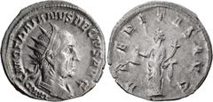 Ancient Roman and Byzantine Coins Trajan Decius. Antoninianus; Trajan Decius; 249-251 AD, Antoninianus, Rome, 2.73g. RIC-28c. C-105. Eauze Hoard-898 (65 spec.). Dorchester Hoard (132 spec.). Obv: IMP.