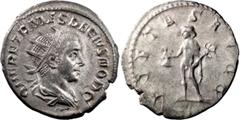 Ancient Coins Herennius Etruscus as Caesar. Antoninianus; Herennius Etruscus as Caesar; 250-251 AD, Rome, Antoninianus, 3.90g. RIC-142b, C-11. Obv: Q HER ETR MES DECIVS NOB C Bust radiate, draped r. R