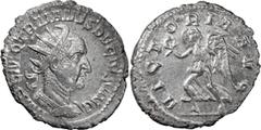 Roman Imperial Trajan Decius. Antoninianus; Trajan Decius; 249-251 AD, Antioch, Antoninianus, 3.67g. Officina number var. of RIC-48 (R); C-113 corr. (applying to both Rome-mint and Antioch specimens).