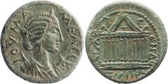 Roman Provincial Julia Mamaea. ; Julia Mamaea; Anazarbus, Cilicia, probably Year 248 = 229/30 AD, AE 23-23.5, 9.72g. Cf. Ziegler-508-513 (same obv. die, but our coin is from a new, seventh, rev. die, 