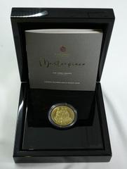 J. Modern Commemorative Gold St. Helena 2021 Gold 5 Pounds The Three Graces "Pattern" Proof Box & COA (AGW=1.5460 oz.) UNITED KINGDOM. ST. HELENA. Elizabeth II, 1952-. Gold 5 pounds, 2021. East India 