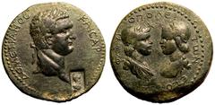 ROMAN PROVINCIAL. CILICIA, FLAVIOPOLIS. Domitian. Æ29, dated RY 17 = AD 89/90. Obv: ΔΟΜЄΤΙΑΝΟϹ ΚΑΙϹΑΡ, laureate head right; c/m: helmeted bust of Athena right within rectangular incuse. Rev: ΦΛΑΥΙΟΠΟΛ