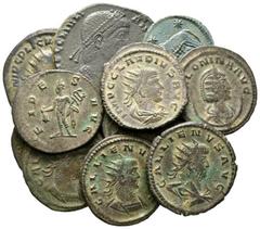 Ancient coins - Various properties Lot of 11 Roman Imperial coins, including 9 Antoninianii (4 Gallienus, 2 Salonina, Valerianus I, 2 Claudius II), 1 Commemorative Series, 1 Julian II. Near Very fine 