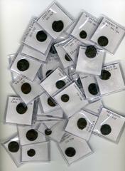 The Skinner Collection Lot of 50 late Roman Æ coins, from Severus II to Valentinian II Lot Sold as is, No Returns