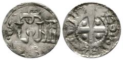 Medieval Germany, MUNSTER, Bishops, Anonymous, 1000-25, Silver penny / denar, 1.24g, 19mm. Imitation of Cologne penny / denar of Otto III (983-1002). Ilisch, Munster, p. 36, no. 1 Obv: Cross with pell