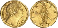 EMPIRE ROMAIN - ROMAN Constantin Ier (307-337). Multiple de 2 solidi, séjour impérial et vicennalia (20e anniversaire de règne) ND (c.326), Thessalonique. Av. CONSTANTINVS - AVG. Tête ceinte d'un band