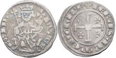 CHYPRE - CYPRUS CHYPRE - CYPRUS Hugues IV de Lusignan (1324-1359). Gros ND. Metcalf 725 - CCS.68 ; Argent - 4,43 g - 25,5 mm - 3 h TB.