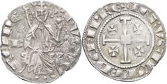 CHYPRE - CYPRUS CHYPRE - CYPRUS Hugues IV de Lusignan (1324-1359). Gros ND. Metcalf 755 - CCS.70 ; Argent - 4,48 g - 25,5 mm - 3 h TTB.