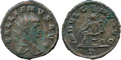 Ancient Coins, Roman Coins,Gallienus, Antoniniani (5), Indulgentia (RIC 205; MIR 541g), Fortuna (2) (RIC 194a; MIR 546g, 246n), Felicitas (RIC 192; MIR 547g), Pax (RIC 260; MIR 553n); Salonina (wife o
