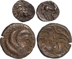 British Coins, Celtic coinage, miscellaneous coins (41), mostly billon and copper but a few silver, both British and Gaulish types; together with other coins (3), varied state, an interesting lot (44)