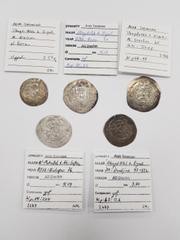 Islamic Coins, Arab Sasanian, 'Ubayd Allah b. Ziyad, silver drachm (4), DA = Darabjird 47 = 59h, BJRA – Basra (2) 60h, date unclear, GD = Jayy 60h, wt. 3.70gm, 4.13gm, 2.53gm, 3.92gm; al-Muhallab b. A