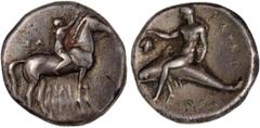 Ancient Coins Ancient Coins, Calabria, Tarentum, 3rd century BC, silver stater, very fine (100-150 GBP)