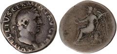 Ancient Coins Ancient Coins, Roman Imperial, Vitellius (AD 69), silver denarius, rev. Victory seated, fine (90-100 GBP)