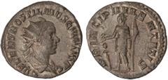 Ancient Coins Ancient Coins, Roman Imperial, Hostilian, as Caesar (AD 250-251) silver antoninianus, C VALENS HOSTIL MES QVINTVS N C rad., dr., cuir., bust., r. rev. PRINCIPI IVVENTVTIS emperor stg., l