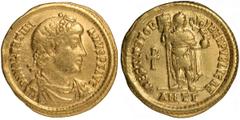 Ancient Coins, Roman, Valentinian I (AD 364-375), solidus, Antioch, bust r., rev. emperor standing, wt. 4.37gms. (RCV.4088; C.28), a pleasing very fine (350-400)
