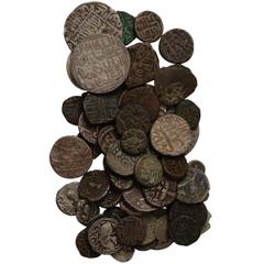 Foreign Coins The T. R. Hardaker Collection, Foreign Coins, Mediaeval India: Adivahara drammas (4), Ghadaiya series (11), and 12 others; Indian Sultanates: group of 28 coins in silver, billon and copp