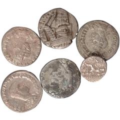 Roman Coins Roman Coins, A mixed lot of ancient AR (6): Antigonos I Monopthalmos in the name of Alexander III, AR drachm, Lampsakos (Price 1382); Vologases IV, AR tetradrachm, Seleukeia on the Tigris 