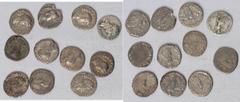 Ancient Coins Roman denarii (11): Vitellius (S.2196 var.); Hadrian (S.3502 var.); Sabina (S.3924); Antonius Pius (2) (RIC. 232; RIC. 436); Faustina (S.4669); Marcus Aurelius (S.4791); Lucius Verus (S.