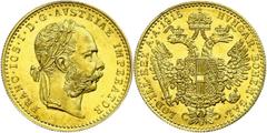 Österreich ab 1945 Dukat, 1915, Gold, Franz Joseph I., Neuprägung, unz. unz Austria Ducat, 1915, Gold, Francis Joseph I., new coinage, unz. unz