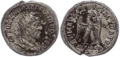 Münzen der Römischen Provinzen Syrien, Antiochia, Tetradrachme (9,57g), Philippus I. Arabs, 248. Av: Büste nach rechts, darum Umschrift. Rev: Stehender Adler nach rechts. Prieur 375, etwas Belag, ss+.