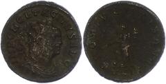 Ancient Coins Münzen Römische Kaiserzeit 275-276, Antoninian, Tacitus. Av: Büste nach rechts, darum Umschrift. Rev: Providentia nach links stehend, darum "PROVIDENTIA AVG". 3,36g, RIC 46f, ss. (dieses