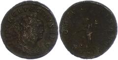 Ancient Coins Münzen Römische Kaiserzeit 275-276, Antoninian, Tacitus. Av: Büste nach rechts, darum Umschrift. Rev: Providentia nach links stehend, darum "PROVIDENTIA AVG". 3,36g, RIC 46f, ss. ss Coin