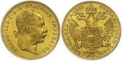 Coins of Europe and Overseas Österreich ab 1945 1915, 1 Dukat Gold, Franz Joseph, Neuprägung, unz unz Austria 1915.1 ducat gold, Francis Joseph, new coinage, unz unz