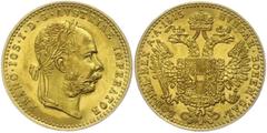 Coins of Europe and Overseas Österreich ab 1945 1915, 1 Dukat Gold, Franz Joseph, Neuprägung, unz unz Austria 1915.1 ducat gold, Francis Joseph, new coinage, unz unz