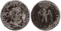 Ancient Coins Münzen Römische Kaiserzeit 249, Tetradrachme, Philippus I. Arabs, Syrien, Antiochia. Av: Büste nach rechts, darum Umschrift. Rev: Stehender Adler nach links. 10,20g, Prieur 484, Fundbela
