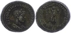 Ancient Coins Münzen Römische Kaiserzeit 249, Tetradrachme, Philippus II., Syrien, Antiochia. Av: Büste nach rechts, darum Umschrift. Rev: Stehender Adler nach rechts. 10,93g, Prieur 467, etwas Belag,