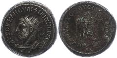 Ancient Coins Münzen Römische Kaiserzeit 248, Tetradrachme, Philippus I. Arabs, Syrien, Antiochia. Av: Büste nach links, darum Umschrift. Rev: Stehender Adler nach rechts. 11,65g, Prieur 355, etwas Be