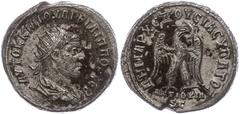 Ancient Coins Münzen Römische Kaiserzeit 248, Tetradrachme, Philippus I. Arabs, Syrien, Antiochia. Av: Büste nach rechts, darum Umschrift. Rev: Stehender Adler nach rechts. 9,57g, Prieur 375, etwas Be
