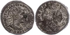 Ancient Coins Münzen Römische Kaiserzeit 251-253, Tetradrachme, Volusian, Syrien, Antiochia. Av: Büste nach rechts, darum Umschrift. Rev: Stehender Adler von vorn nach rechts gewandt. 10,65g, Prieur 6