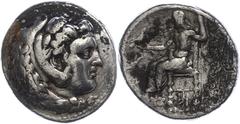 Ancient Coins Antike Münzen - Griechenland 325-323 v. Chr., Tetradrachme, Alexander III., Makedonien, Babylon. Av: Herakleskopf mit Löwenfell nach rechts. Rev: Thronender Zeus nach links. 16,74g, Pric