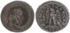 Ancient Coins Münzen der Römischen Provinzen 249-250, Tetradrachme, Trajanus Decius, Syrien, Antiochia. Av: Büste nach rechts, darum Umschrift. Rev: Stehender Adler nach links. 11,58g, Prieur 514, dun