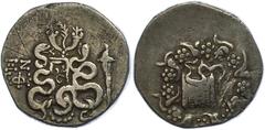 Ancient Coins Antike Münzen - Griechenland vor 133 v. Chr., Tetradrachme, Ionia, Ephesos, Cistiphoros. Av: Cista Mystica mit Schlange, darum Efeu- Blumenkranz. Rev: Köcher mit Palmettenornament zwisch