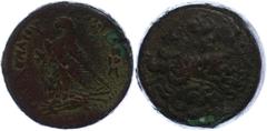 Ancient Coins Antike Münzen - Griechenland Ägypten, Bronze (67,04g), 246-221 v. Chr., Ptolemaios III. Euergetes. Av: Kopf des Zeus Ammon mit Diadem nach rechts. Rev: Adler auf Blitz, dazwischen Monogr