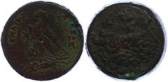 Ancient Coins Antike Münzen - Griechenland Ägypten, Bronze (67,04g), 246-221 v. Chr., Ptolemaios III. Euergetes. Av: Kopf des Zeus Ammon mit Diadem nach rechts. Rev: Adler auf Blitz, dazwischen Monogr