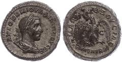 Ancient Coins Münzen der Römischen Provinzen Syrien, Antiochia, Tetradrachme (14,76g), Philippus I. Arabs, 244. Av: Büste nach rechts, darum Umschrift. Rev: Stehender Adler von vorn zwischen "SC". Pri
