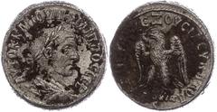Ancient Coins Münzen der Römischen Provinzen Syrien, Antiochia, Tetradrachme (10,20g), Philippus I. Arabs, 249. Av: Büste nach rechts, darum Umschrift. Rev: Stehender Adler nach links. Prieur 484, Fun