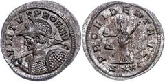 Ancient Coins Münzen Römische Kaiserzeit Probus, 276-282, Antoninian (3,56g), Ticinum. Av: Gepanzerte Büste mit Zepter nach links, darum "IMP C M AVG PROBVS P F AVG". Rev: Stehende Providentia mit Zep