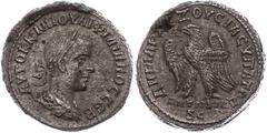 Ancient Coins Münzen der Römischen Provinzen Syrien, Antiochia, Tetradrachme (11,13g), Philippus I. Arabs, 249. Av: Büste nach rechts, darum Umschrift. Rev: Stehender Adler nach links. Prieur 444, ss-