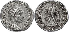 Ancient Coins Münzen der Römischen Provinzen Syrien, Antiochia, Tetradrachme (12,06g), Philippus I. Arabs, 244-249. Av: Büste nach rechts, darum Umschrift. Rev: Stehender Adler nach links, darum Umsch