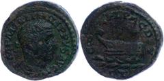 Ancient Coins Münzen der Römischen Provinzen Thrakien, Deultum, Æ-As (7,62g), 244-249, Philippus I. Arabs. Av: Büste nach rechts, darum Umschrift. Rev: Prora nach links, darunter Wellen, darum Umschri