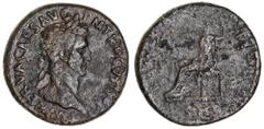 Roman Silver & Bronze Coins - Imperial Nerva, (A.D. 96-98), AE sestertius, Rome mint, issued A.D. 97, (26.68 g), obv. laureate head of Nerva to right, around IMP NERVA CAES AVG P M TR P COS III P P, r